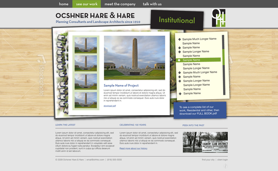 Ochsner Hare & Hare Website Design - Messy Desk Concept - Johnny Lightning Strikes Again