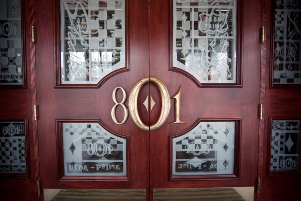801 Chophouse Kansas City Website Design - Restaurant Entrance - Johnny Lightning Strikes Again