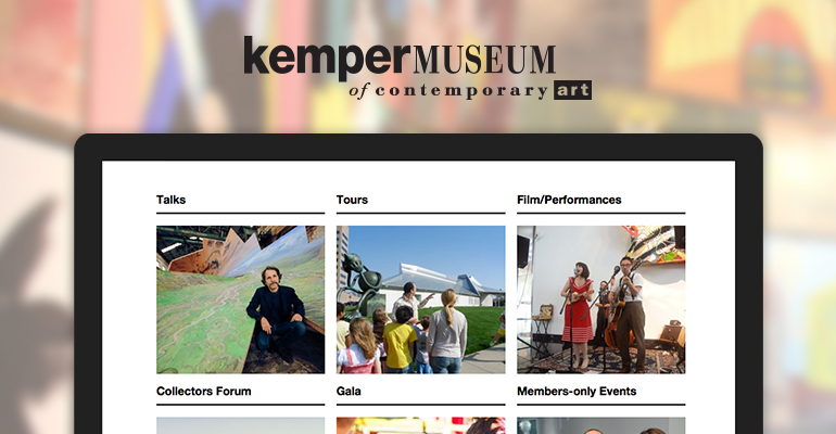 Website Design Development - Kemper Museum of Contemporary Art - Johnny Lightning Strikes Again