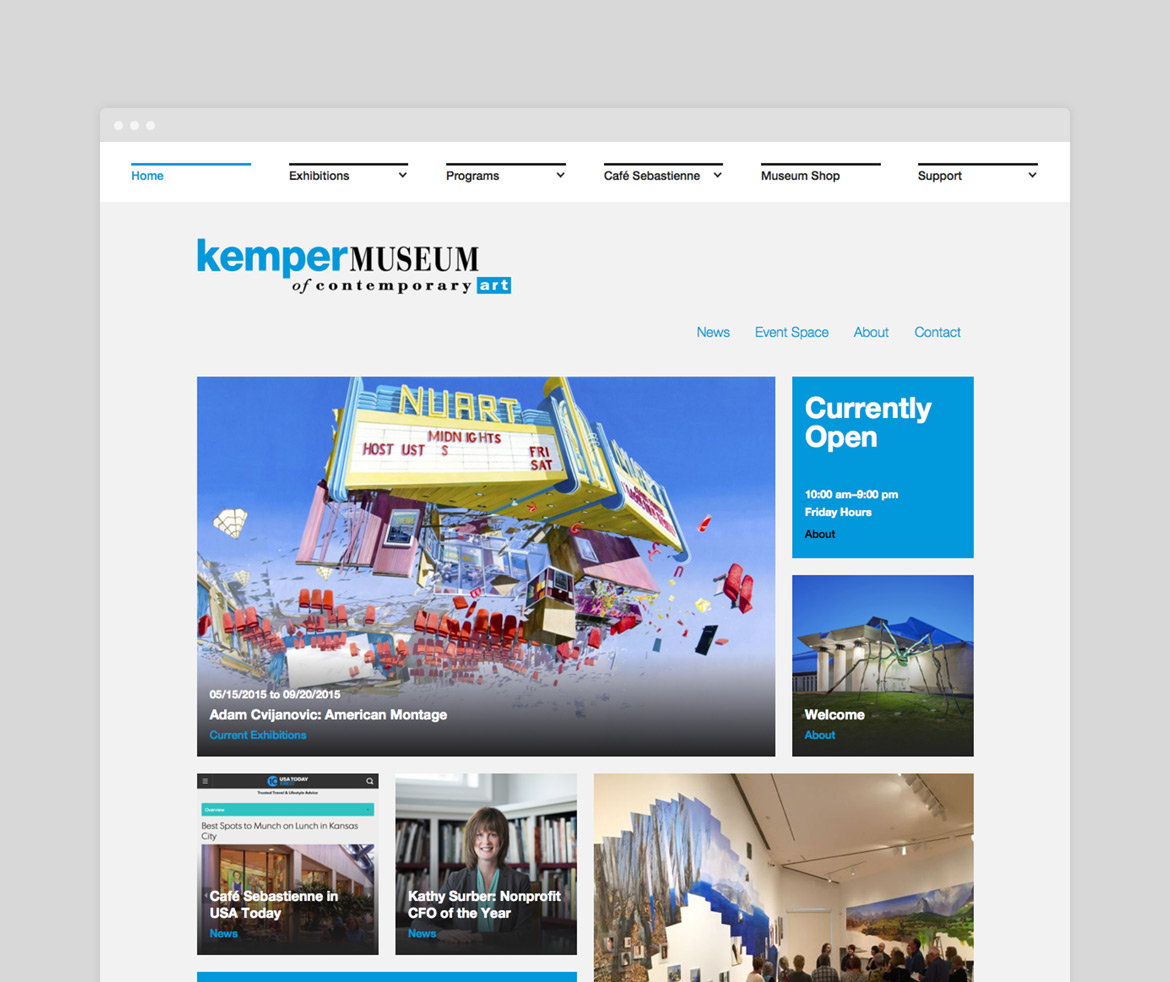 Kemper Website Homepage